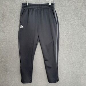 Adidas Warm Up Pants Mens Medium Gray Aeroready Joggers Athletic‎ Athleisure